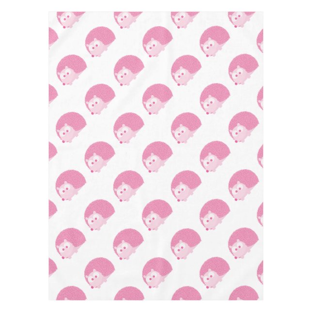Nappe Hérisson rose mignon (Devant)