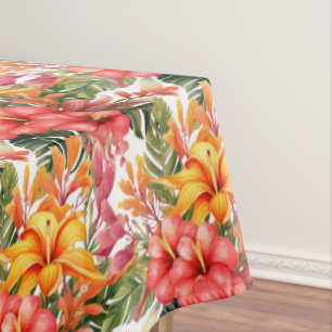 Nappe Hibiscus des fleurs tropicales