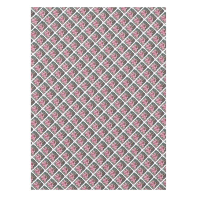 NAPPE HIBISCUS ROSE TROPICAL (Devant)