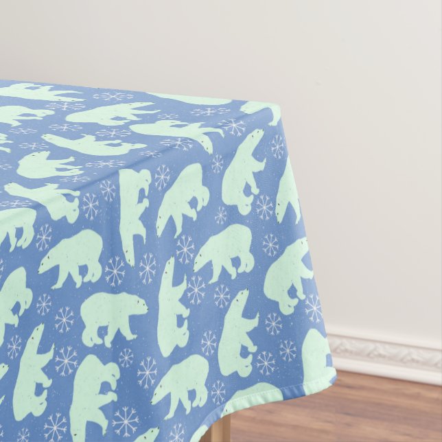 Nappe Hiver bleu Ours polaire (In Situ)