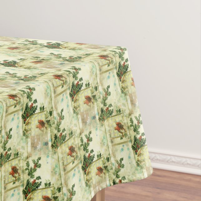Nappe Holly et Robins Motif de vacances (In Situ)