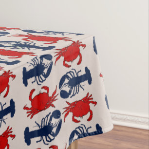 Nappe Homard Crabes Crustacés de fruits de mer