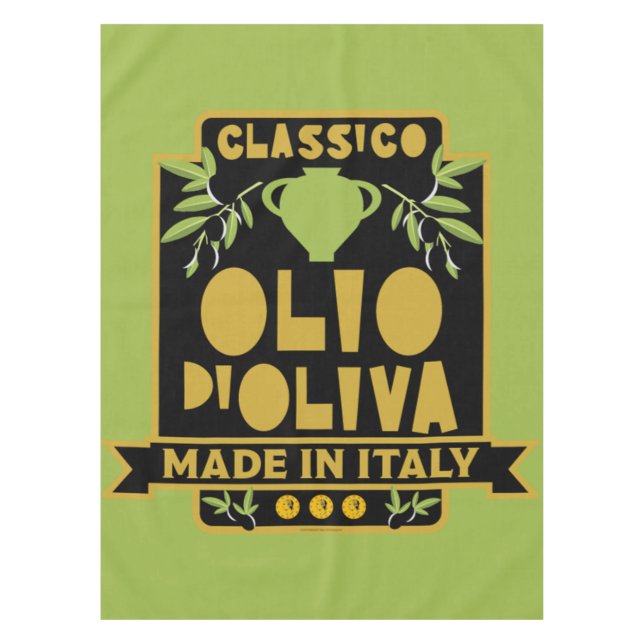 Nappe Huile d'olive italienne vintage (Devant)