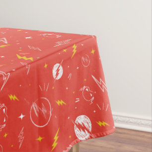 Nappe Icône de la foudre Flash et motif doodle