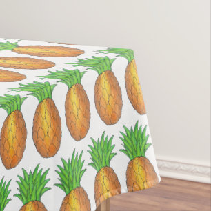 Nappe Île tropicale Luau Hawaiian Pineappi Fruit