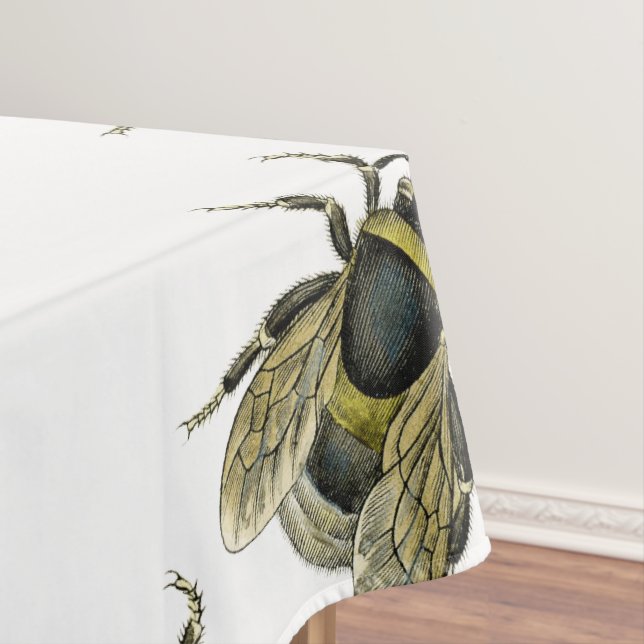 Nappe Illustration antique d'abeille (In Situ)