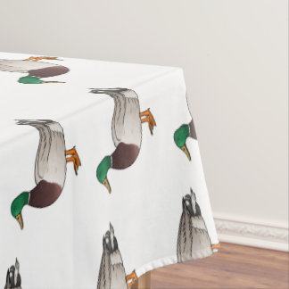 Nappe Illustration de dessin animé de canard colvert 