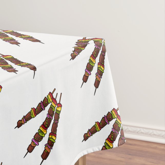 Nappe Illustration de dessin animé de kebab ou kabob (In Situ)