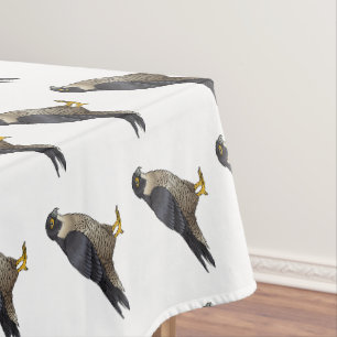 Nappe Illustration de dessin animé d'oiseau faucon pèler