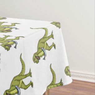 Nappe Illustration de dinosaure T rex drôle