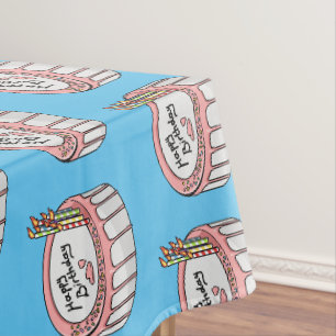 Nappe Illustration de gâteau d'anniversaire