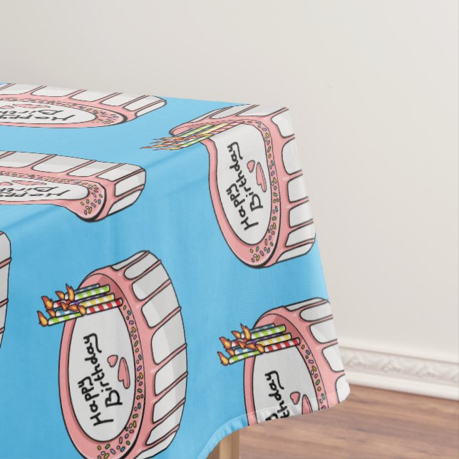 Nappe Illustration de gâteau d'anniversaire (In Situ)