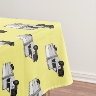Nappe Illustration de la caricature du camion-boîte