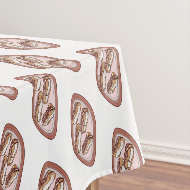 Nappe Illustration de l'éclair de chocolat (In Situ)