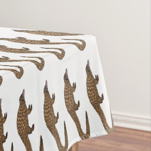 Nappe Illustration de pangolin à queue longue