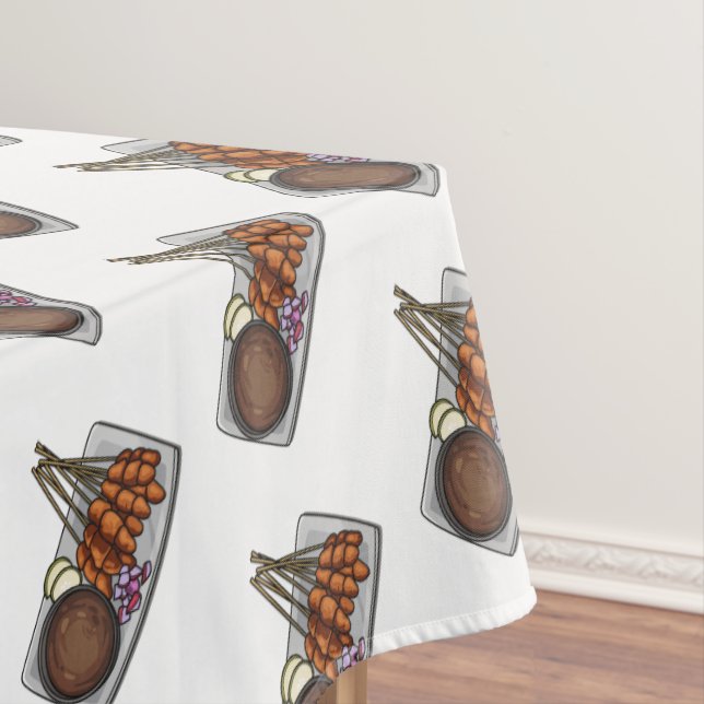 Nappe Illustration de Satay (In Situ)