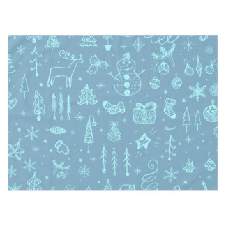 Nappe Illustration du dessin du Doodle de Noël mignon |