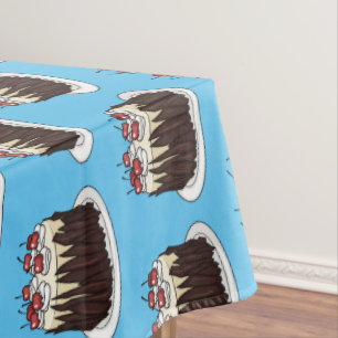 Nappe Illustration du gâteau de la Forêt-Noire