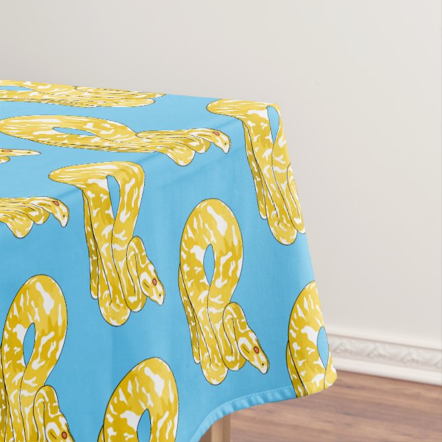 Nappe Illustration du serpent python birman (In Situ)