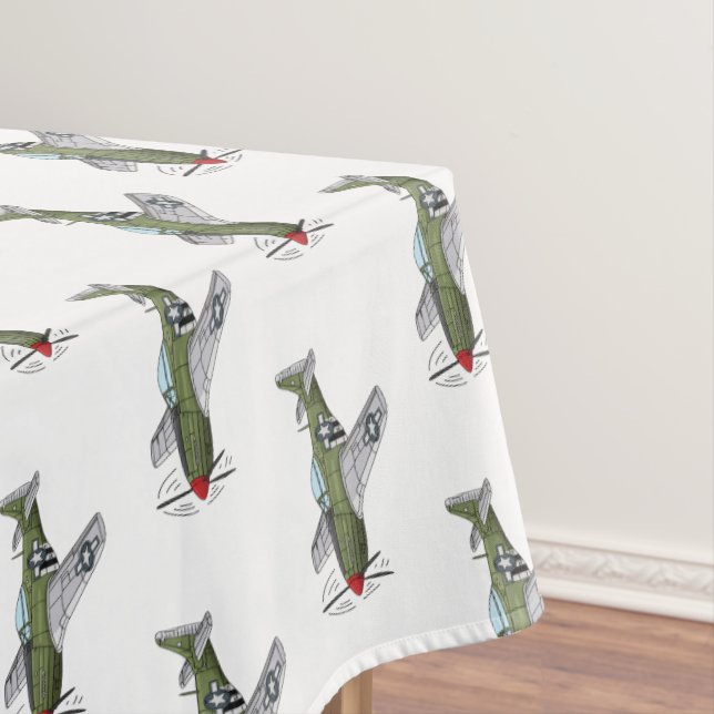 Nappe Illustration d'un avion militaire (In Situ)