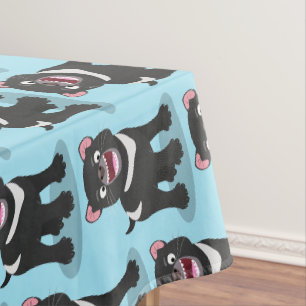 Nappe Illustration d'un diable de Tasmanie affamé
