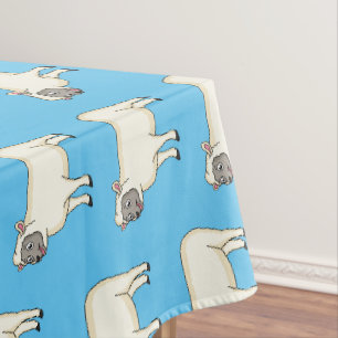 Nappe Illustration d'un mouton joyeux