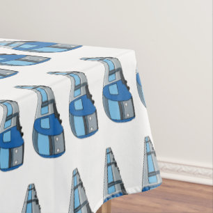 Nappe Illustration d'un train électrique