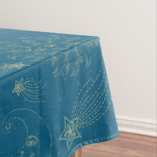 Nappe Illustration vintage Étoiles Sun Moon