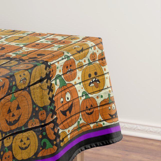 Nappe Image amusante Halloween Patchwork (In Situ)