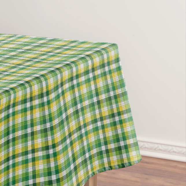Nappe Imprimé Vichy Vert/Jaune (In Situ)