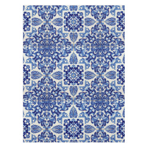 Nappe Indigo Azulejo Bleu Portugais Lisbonne Talavera 