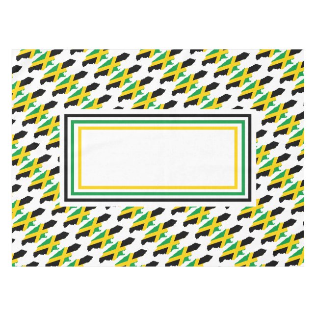 Nappe JAMAÏQUE DRAPEAU Patriotique (Devant (Horizontal))