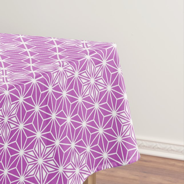 Nappe Japonais Asanoha motif - orchidée (In Situ)