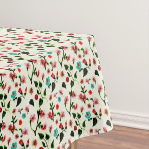 Nappe Jardin en fleurs de cerisiers roses Vintages