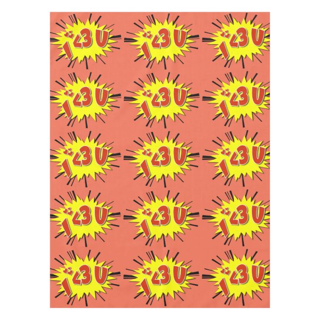 Nappe Je t'aime (Devant)