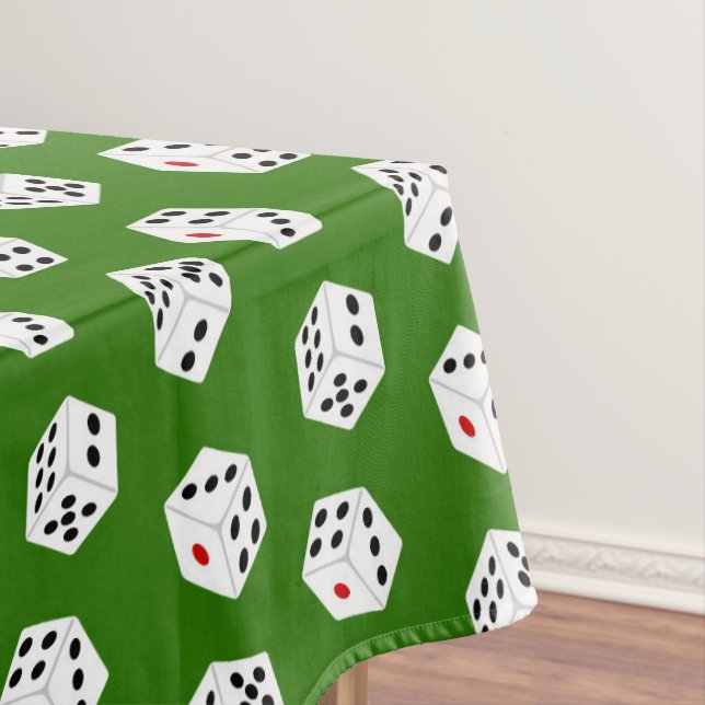 Nappe Jeu mignon dés motif table de fête (In Situ)