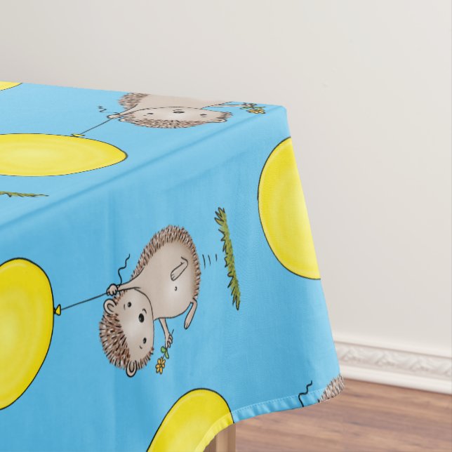 Nappe Joli hérisson et motif de dessin animé de ballon (In Situ)