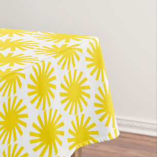 Nappe Joli soleil jaune motif moderne plaisir joyeux