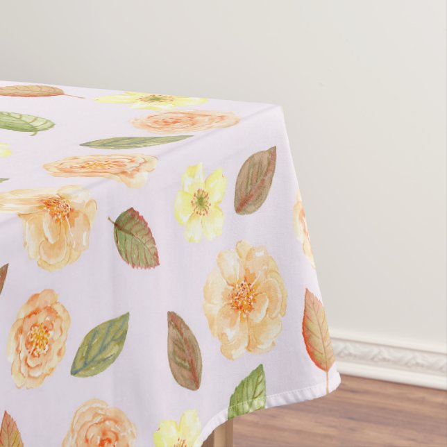 Nappe Jolie aquarelle Automne Floral Baby shower Party (In Situ)