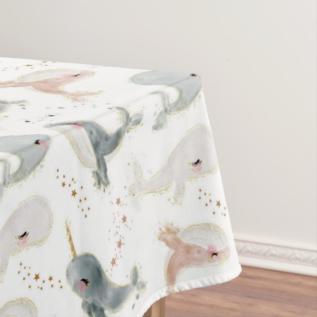 Nappe Jolie baleine Ocean Sea Kids Party Favoriser la dé (In Situ)