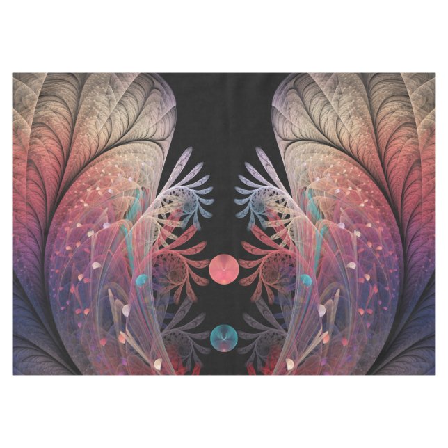 Nappe Jonglage Abstrait Art moderne Imaginaire fractal (Devant (Horizontal))