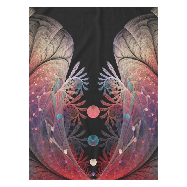 Nappe Jonglage Abstrait Art moderne Imaginaire fractal (Devant)