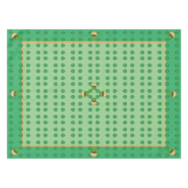 Nappe Jour de la Saint Patrick leprechaun (Devant (Horizontal))