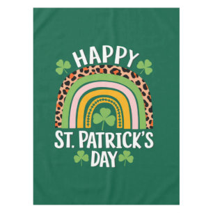 Nappe Joyeuse Saint Patrick journée Arc-en-ciel Trèfle 