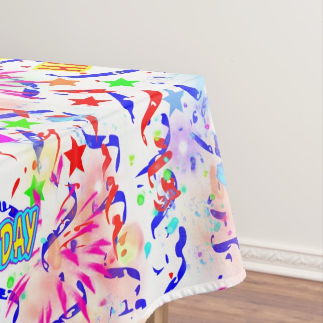 Nappe Joyeux anniversaire (In Situ)