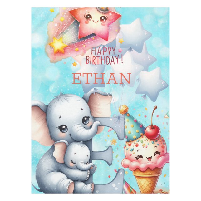 Nappe Joyeux anniversaire (Devant)