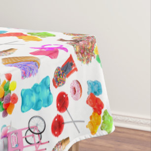 Nappe Joyeux Anniversaire Bonbons Mignons