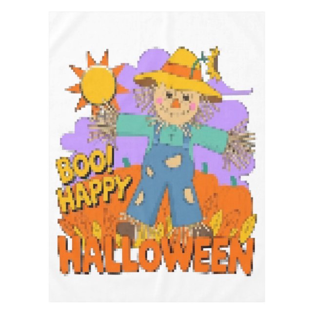 Nappe Joyeux Halloween garçon  (Devant)