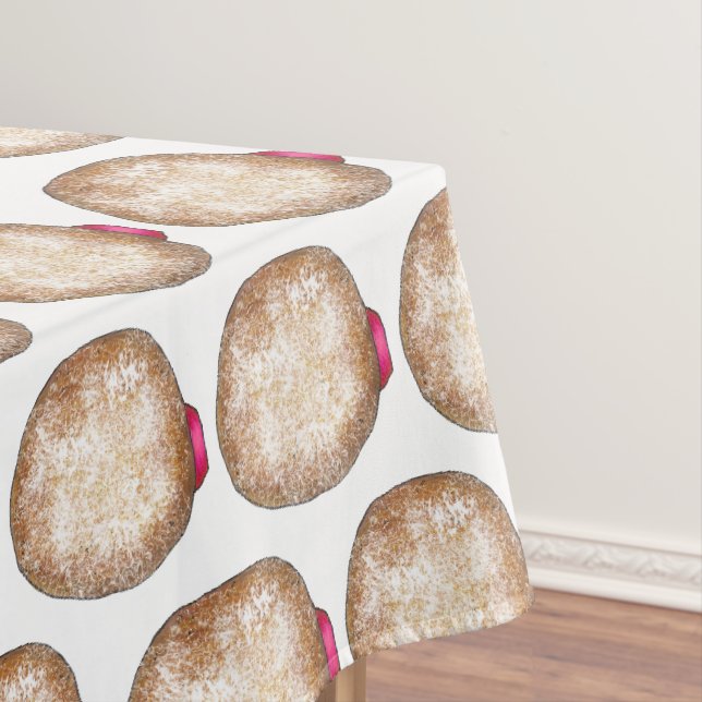 Nappe Joyeux Hanoukka Jelly Donut Sufganiyot Chanukah (In Situ)
