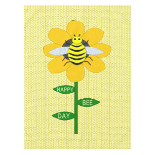 Nappe Joyeux Jour des abeilles Anniversaire Bumblebee